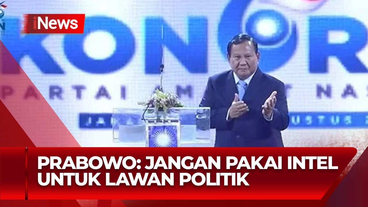 Prabowo Tegaskan Tidak Ingin Diadu Domba, "Jangan Pakai Intel" - iNews Prime 26/08
