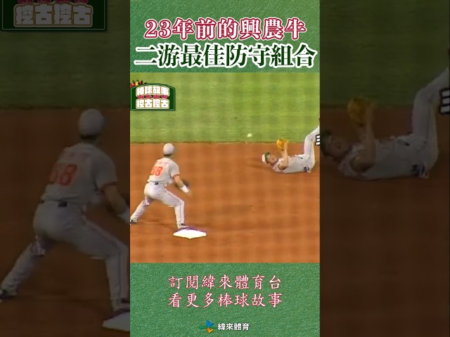 23年前興農牛的二游最佳防守組合#黃忠義 #鄭兆行 🔥訂閱緯來體育台YouTube 看更多棒球故事🔥#棒球故事挖古挖古 #中華職棒 #棒球 #棒球的故事 #緯來體育台