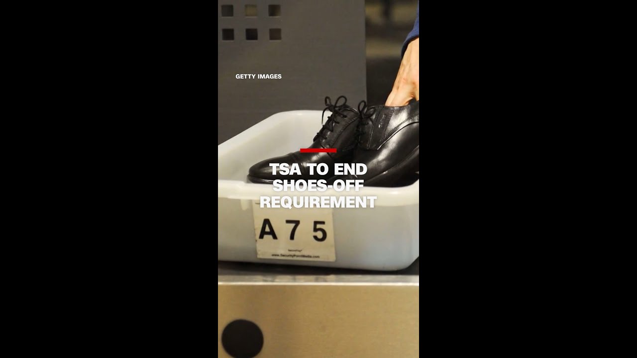 TSA to end shoes-off requirement at some airport security checkpoints