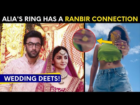 Amid wedding rumours with Ranbir Kapoor, Alia Bhatt flaunts a ring - marriage details!