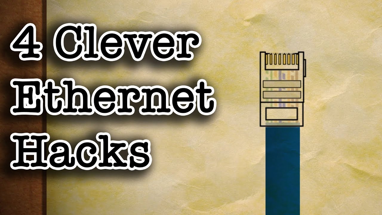 4 Clever Ethernet Cable Hacks - YouTube splitter cat 5 wiring diagram 