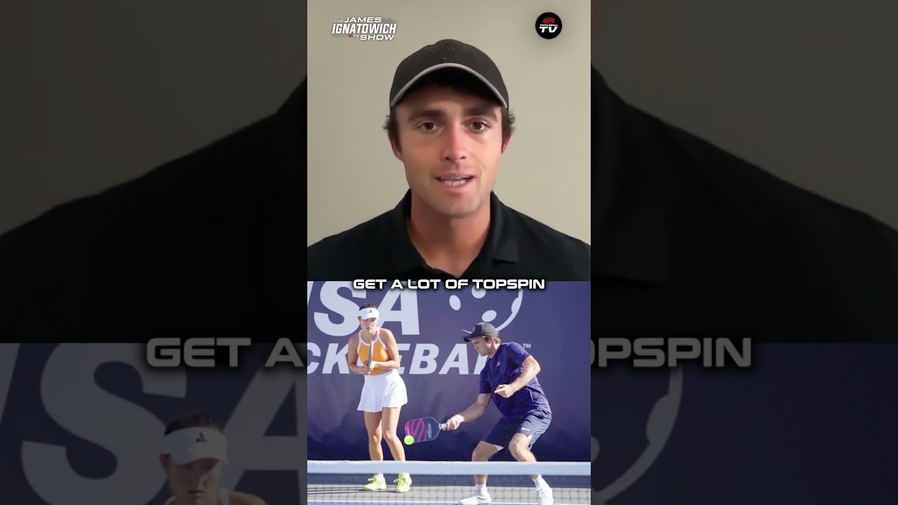 Topspin versus the wind 🌬️ #pickleball #pickleballislife