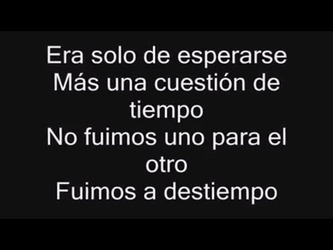 A Destiempo - Luciano Pereyra - CON LETRA