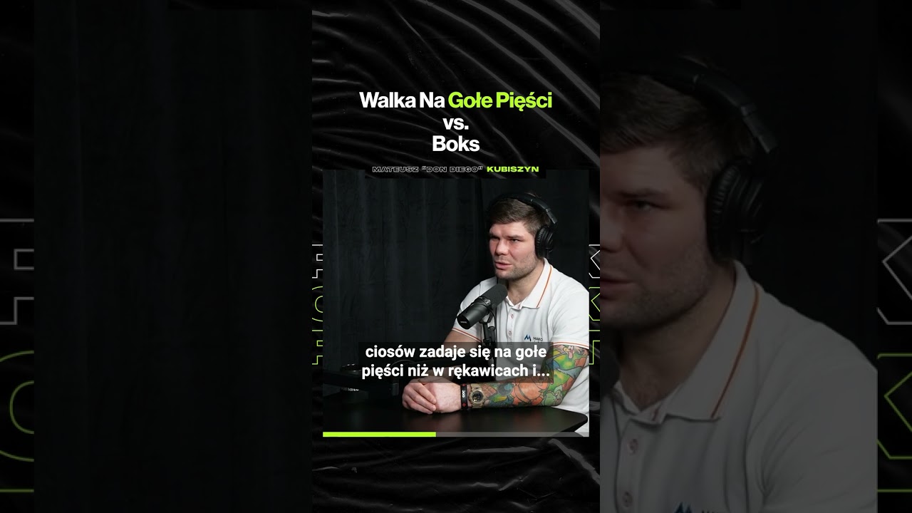 Walka Na Gołe Pięści vs. Boks – ft. Mateusz "Don Diego" Kubiszyn (premiera w czwartek o 19:00)