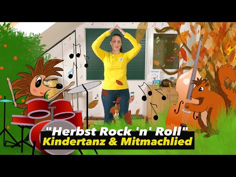 HERBST | KINDERTANZ | MITMACHLIED | "Herbst Rock 'n' Roll" | Simone Ludwig | Floh im Ohr TV