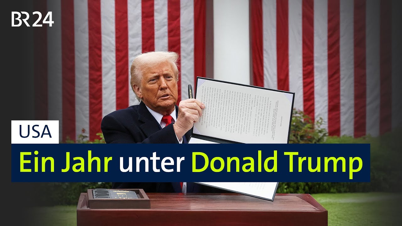 Vor einem Jahr hat die Mehrheit der Wähler in den USA Donald Trump zum Präsidenten gewählt | BR24