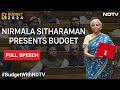 Budget 2024 Speech | Nirmala Sitharamans Full Budget Speech: Viksit Bharat By 2047