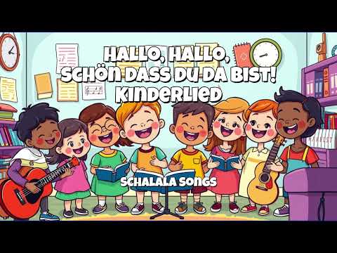 Hallo, hallo, schön dass du da bist! Kinderlied #2 für Zuhause und Kindergarten
