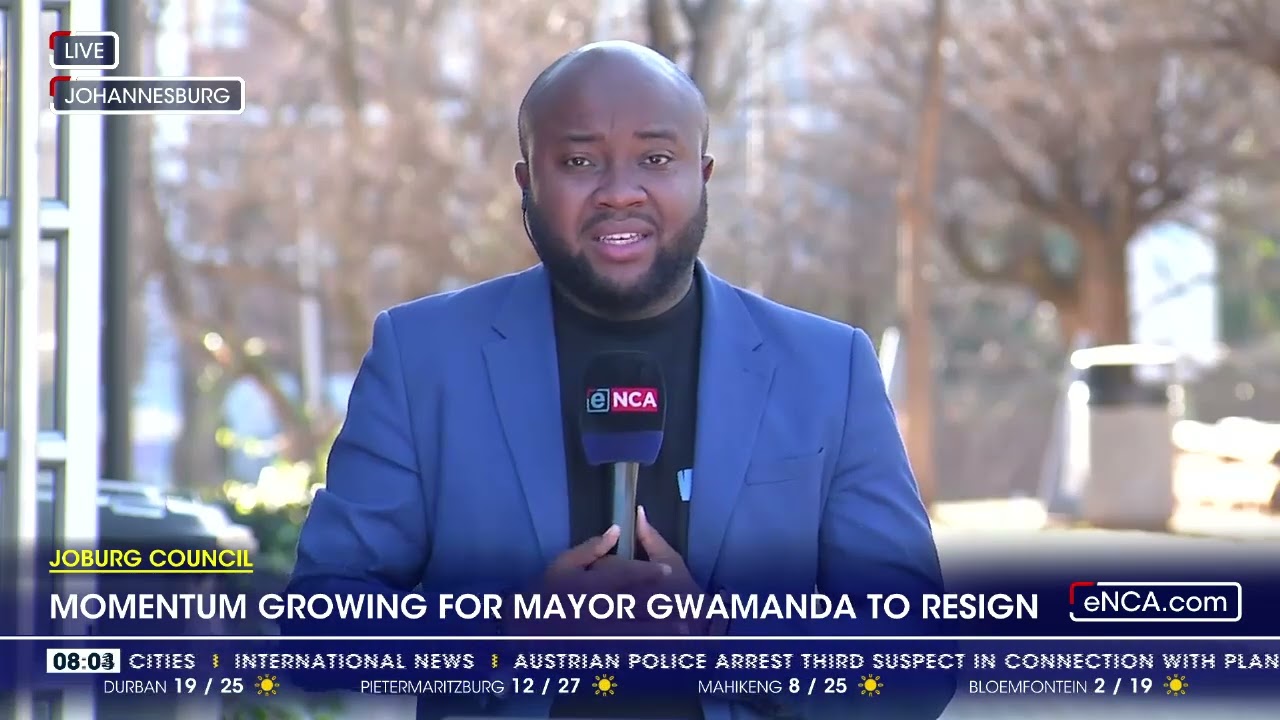 Joburg Council | Momentum growing for Mayor Gwamanda to resign