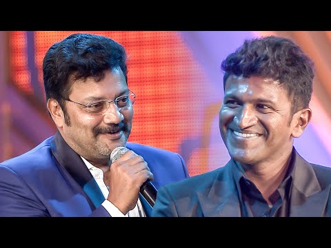 Puneeth Rajkumar amazed by Sai Kumar’s lengthy dialogue delivery at SIIMA, viral video Puneeth Rajkumar amazed by Sai Kumar’s lengthy dialogue delivery at SIIMA, viral video