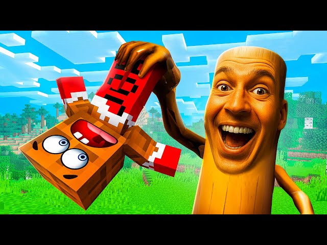😱 Я СЛУЧАЙНО ПРЕВРАТИЛСЯ В ТУНГ ТУНГА! МОЙ ДРУГ В ШОКЕ! МАЙНКРАФТ