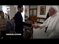 Papa Francisco provoca revuelo tras reunirse con israelíes y palestinos en el Vaticano