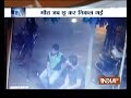 Ahmedabad: Terrifying CCTV footage shows speedy car hits two people