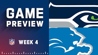 Seattle Seahawks vs. Detroit Lions Week 4 Game Preview