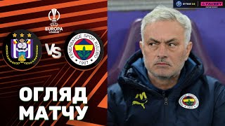 Андерлехт – Фенербахче. Ліга Європи, плей-оф / Огляд матчу