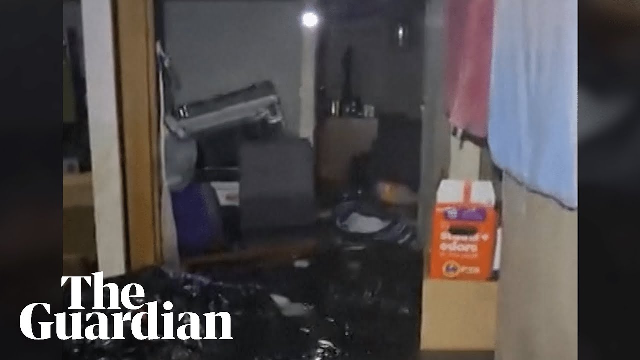 Alaskan left floating in his home after Typhoon rips it from foundations
