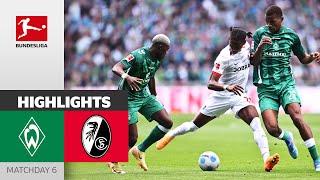 Doan Wins it for Freiburg! | SV Werder Bremen — SC Freiburg 0-1 | Highlights | MD 6 – Bundesliga