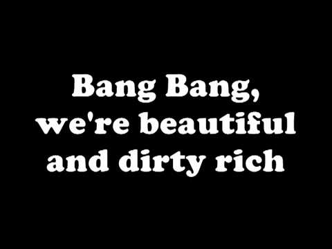 Lady GaGa - Beautiful Dirty Rich - Lyrics on screen