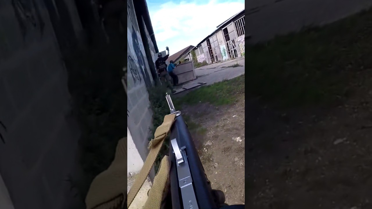 Airsoft Gameplay AA12 Drum Close Combat #airsoft #airsoftcqb #airsoftfrance #scarfab94