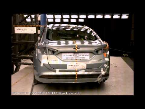 Video crash test Ford Mondeo sedan since 2010