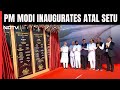 PM Modi Inaugurates Indias Longest Sea Bridge In Mumbai