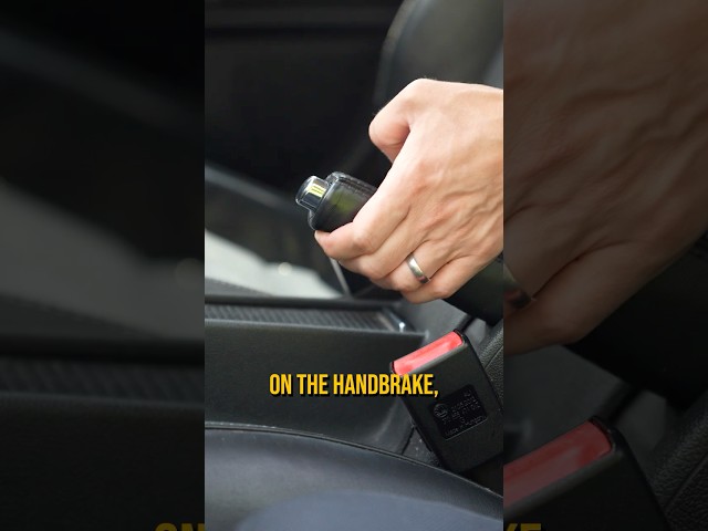 Should You Always Press The Handbrake Button?