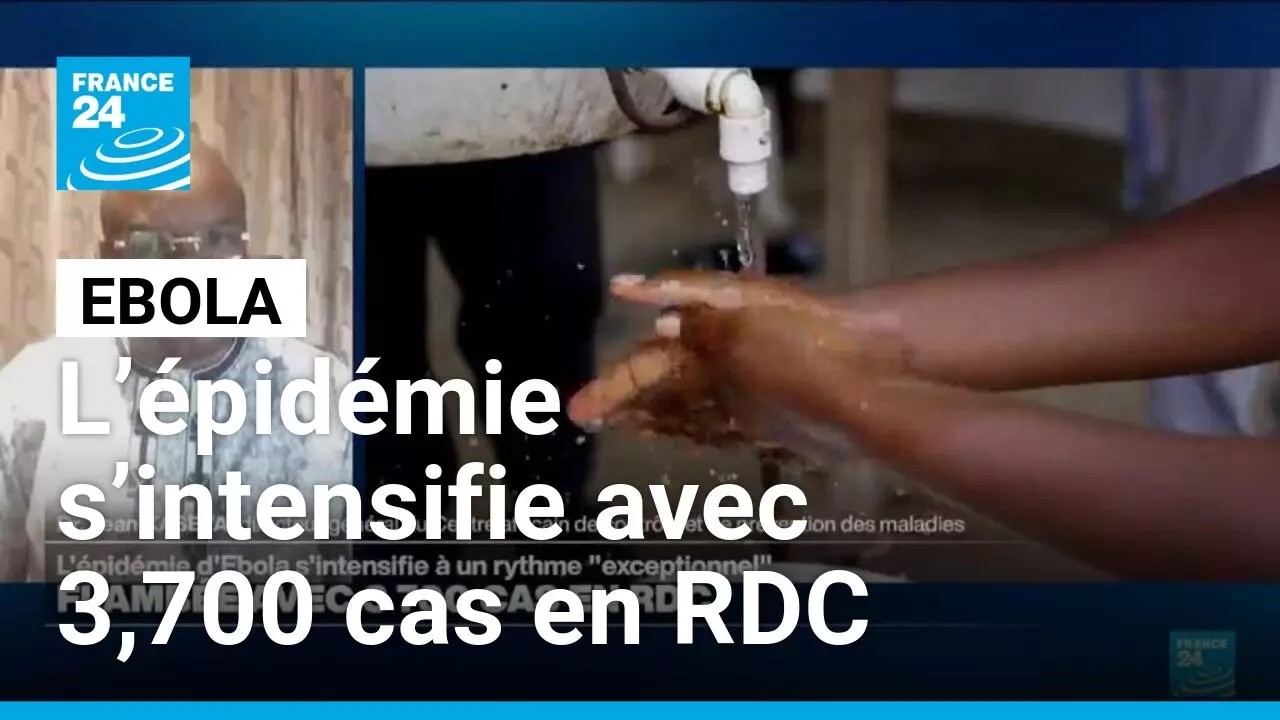 L'épidémie d'Ebola en RDC : plus de 3 700 cas recensés • FRANCE 24