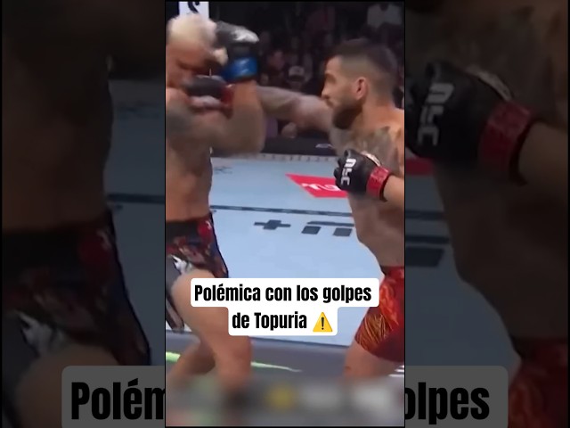 Polémica con los últimos golpes de Topuria #mma #topuria #boxing #gym #fakesituation
