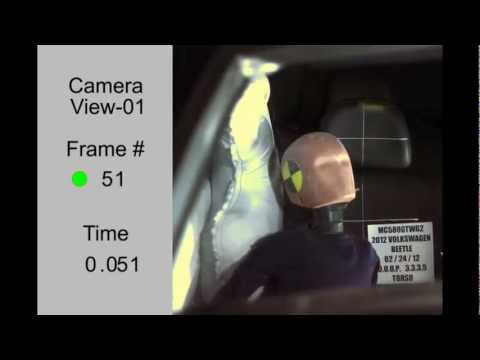 Test Crash Video Volkswagen Beetle od 2011
