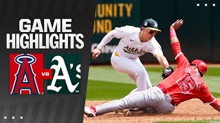 Angels vs. A's Game Highlights (7/21/24) | MLB Highlights