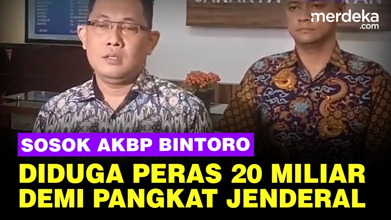 Profil AKBP Bintoro, Diduga Peras Anak Bos Prodia Rp 20 M Demi Pangkat Jenderal