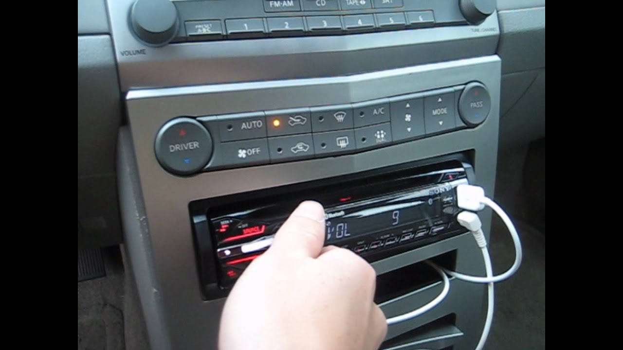 Install car stereo 1999 nissan maxima