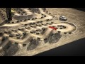2012 Atlanta Animated Monster Energy Supercross Track Map 
