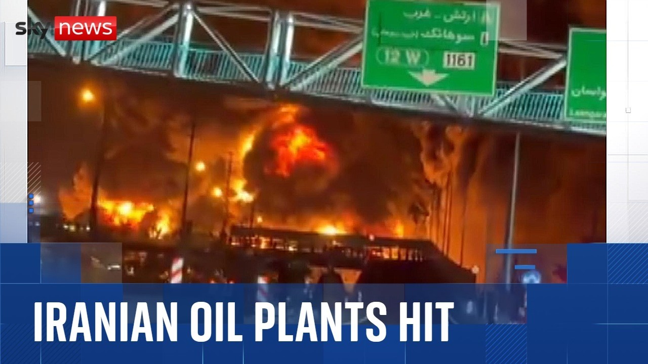 Tehran shrouded in acrid black smoke after attack on oil facility