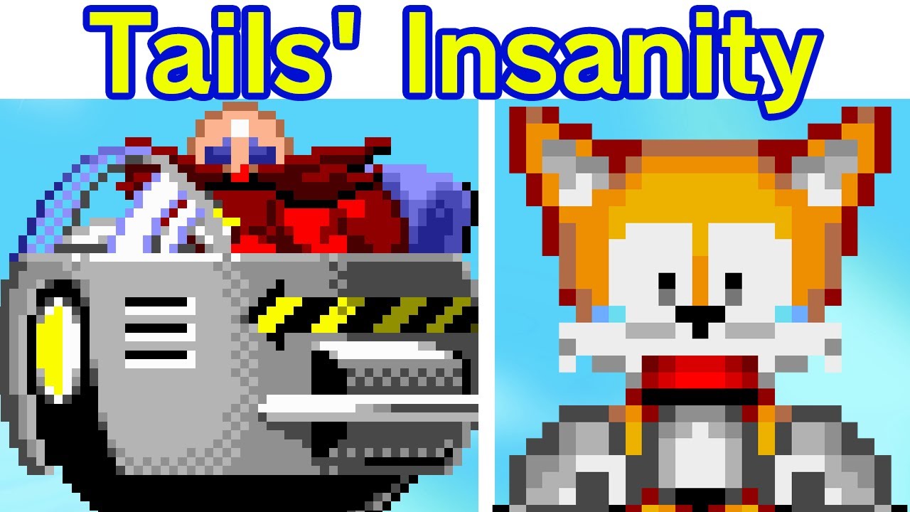 Friday Night Funkin' VS Tails' Insanity FULL WEEK | Dr. Eggman (FNF Mod/Hard/Sonic)