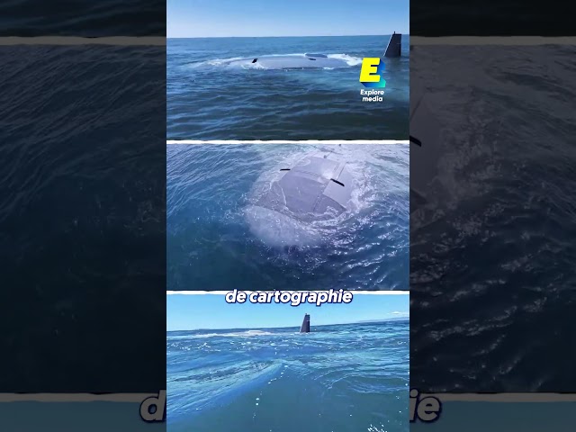 Google Maps révèle un drone sous-marin top secret 🤫 #shorts