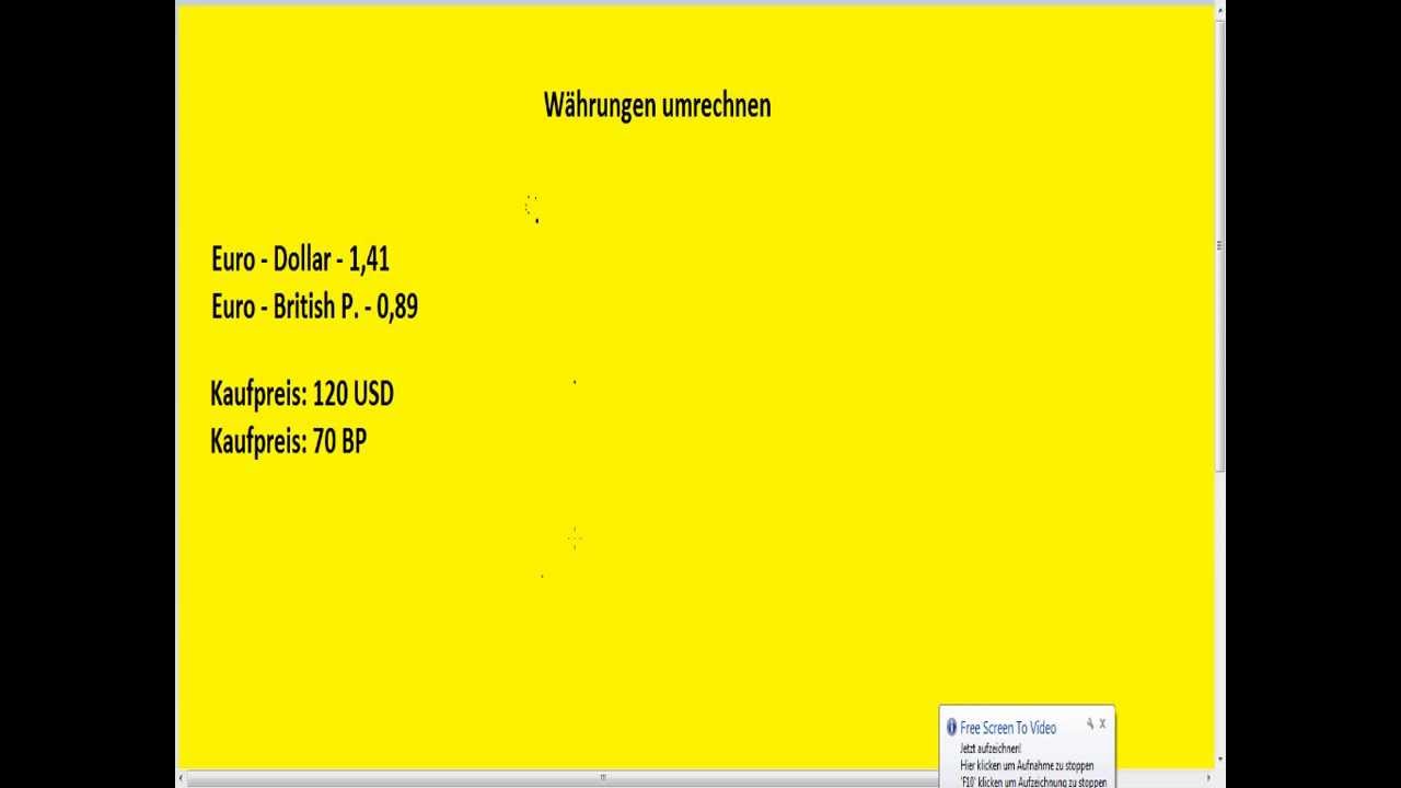 Umrechnen WГ¤hrung Umrechnen WГ¤hrung
