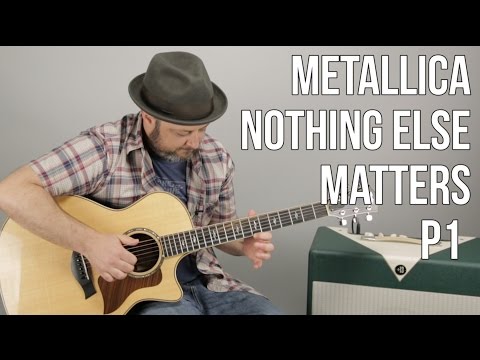 metallica nothing else matters acoustic guitar chords