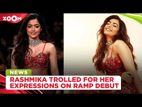 Rashmika Mandanna makes her ramp debut, netizens trolled her for this reason