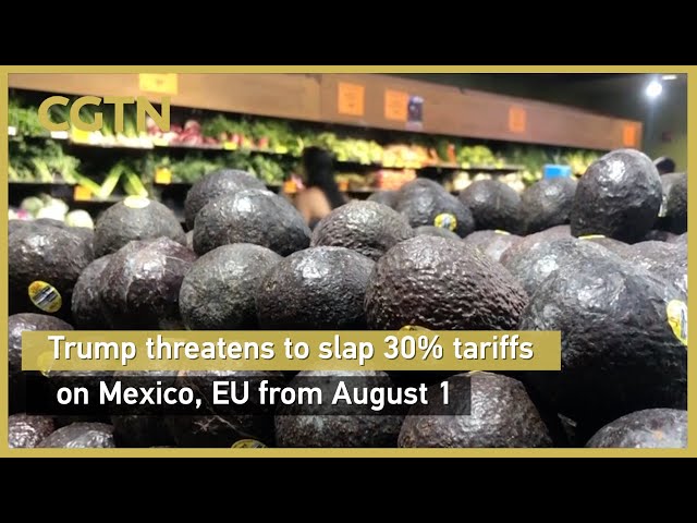 Trump threatens to slap 30% tariffs on Mexico, EU from August 1