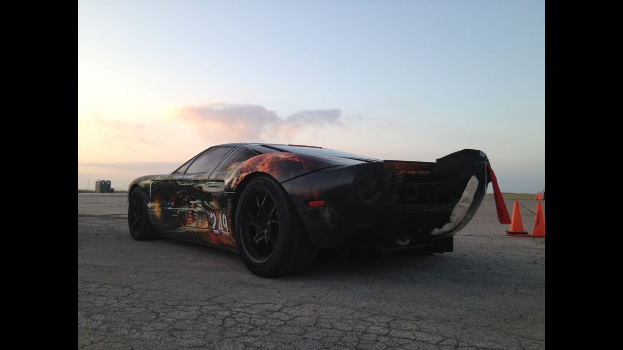 257.7 Mph ford gt standing mile world record #8