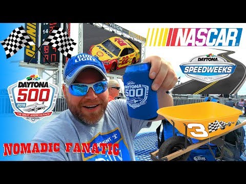 Daytona 500 Infield RV Camping & Wheelbarrow Races ~ Nascar