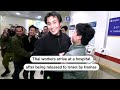 Thai Foreign Minister welcomes freed hostages, holds back tears  - 01:26 min - News - Video
