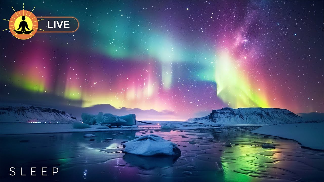 🔴 Relaxing Sleep Music 24/7, Calm Music, Yoga, Sleep Meditation, Insomnia, Spa, Study Music, Rain