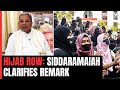 Day After Reversing Hijab Ban In Karnataka, Siddaramaiah Dials Down Comment