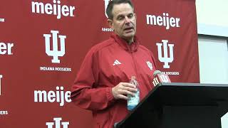 Coach TV: Curt Cignetti talks after Indiana football's first spring practice session