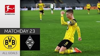 Reus Involved in 5(!) Goals! | Dortmund — Gladbach 6-0 | All Goals | Matchday 23 – Bundesliga 21/22