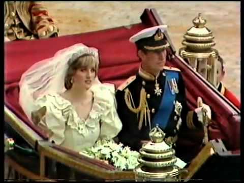Royal Wedding of Charles & Diana july 29 1981
