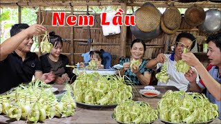 Nem Lầu Trong Đám Giổ Miền Tây Ngày Xưa - Các Làm Nem Truyền Thống | KBMQ