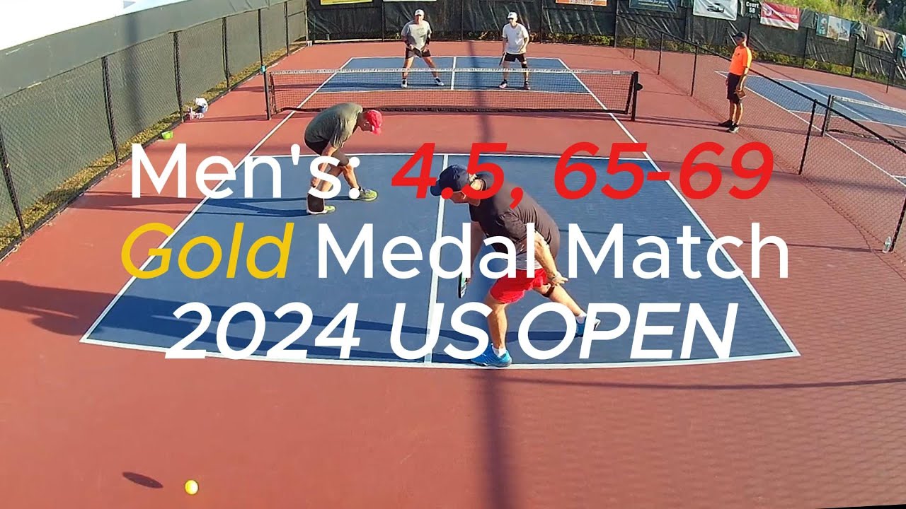 MEN'S: 4.5, 65-69 Gold Medal Pickleball Match - US OPEN 2024